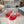 Prad Bow-Detail Kitten Heel Mules 7.5CM Red Leather 951939