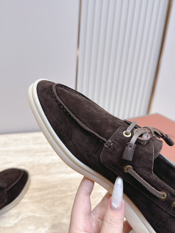 LP Sea-Sail Walk Boat Shoes Dark Brown Suede 954498