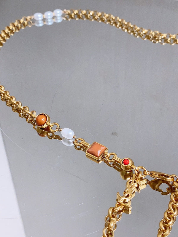 YSL Waist Belt Chain Model 215216
