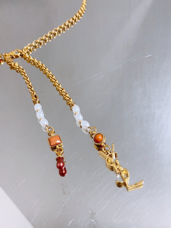 YSL Waist Belt Chain Model 215216