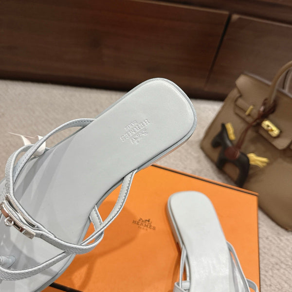 HM Miss Sandal Light Blue in Calfskin 959969