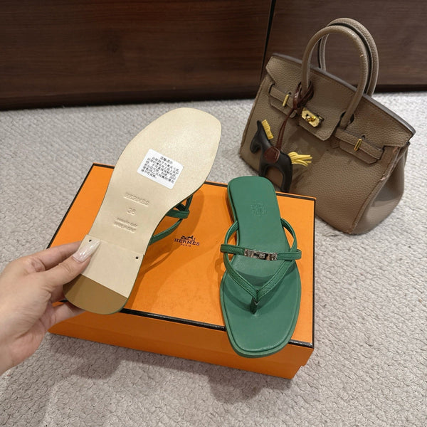 HM Miss Sandal Green in Calfskin 959968