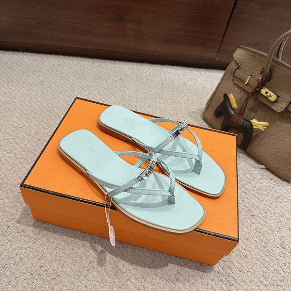 HM Miss Sandal Blue in Calfskin 959967