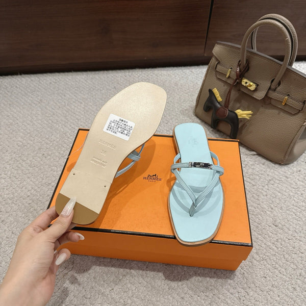 HM Miss Sandal Blue in Calfskin 959967