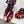 HM Wedge Sandals 10.5CM Burgundy Multicolor Suede 959361