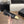 CC Square-Toe Ballet Flats Black Gold Lambskin 961515