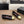 CC Square-Toe Ballet Flats Black Gold Lambskin 961515