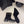 CC Mid-Calf Boots 4CM Gold Chain Charm Black Suede 961499