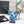 YSL Platform Mules Stiletto Heel Blue Patent Leather 961637
