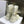 CD Empreinte Ankle Boots 1.5CM Buckle Milky White Leather 965383