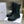CD Combat Boots Mid-Calf Front Zipper Black Leather 965381