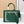 CD Book Tote Medium Pride and Prejudice Green Embroidery Canvas 159367