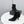 CC 26s Pointed-Toe Stiletto Ankle Boots Black Sheepskin Mesh 972790