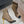 BM 26S Moneta Monogram Lace-Up Boots Peep-Toe Brown Knit 111314