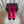 BM 26S Moneta Monogram Lace-Up Boots Peep-Toe Hot Pink Knit 111313