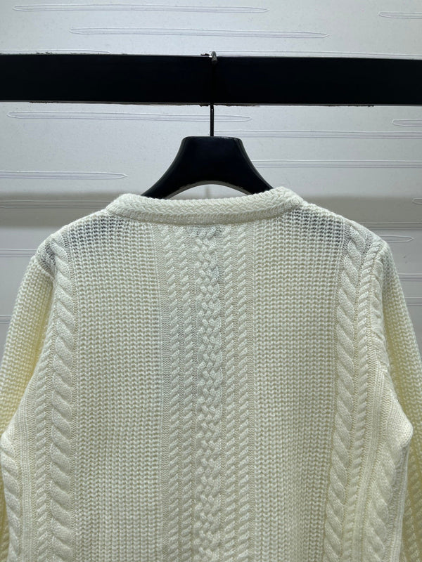 CC 26S Knit Cardigan Patch Pockets Wool 433233