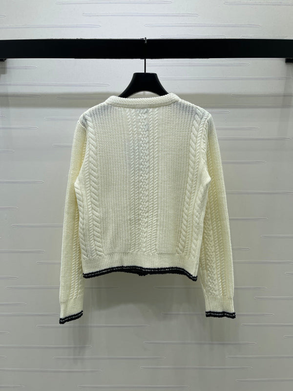 CC 26S Knit Cardigan Patch Pockets Wool 433233