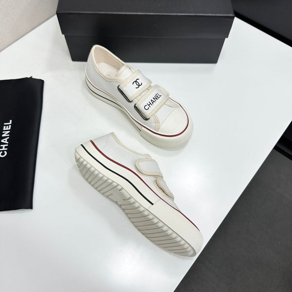 CC Sport Sneakers White Red Black Fabric 145659