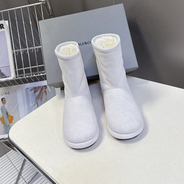 BLC Snow Boots High-Gloss Finish Shearling Lining 151395
