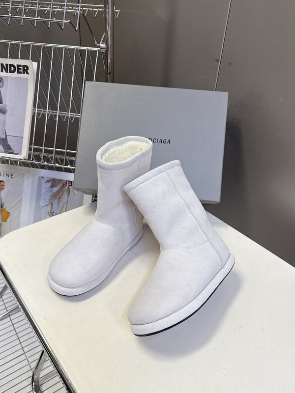 BLC Snow Boots High-Gloss Finish Shearling Lining 151395