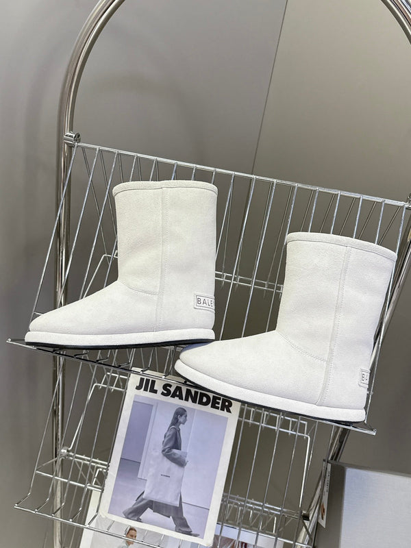 BLC Snow Boots High-Gloss Finish Shearling Lining 151395