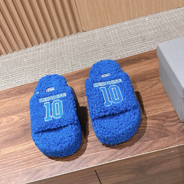 BLC NBA Women's Shearling Slides 151365