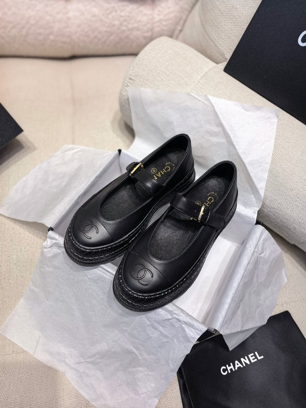 CC 26S Double Mary Jane Pumps 5cm Nappa Lambskin 156632