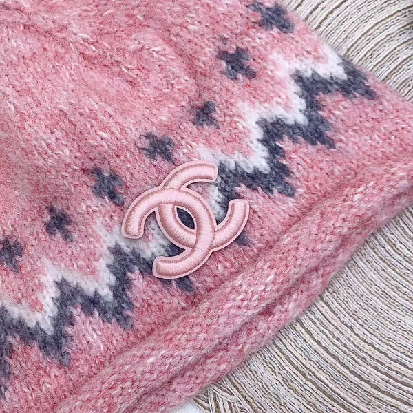 CC 26FW Double C Logo Knit Beanie Multicolor 518016