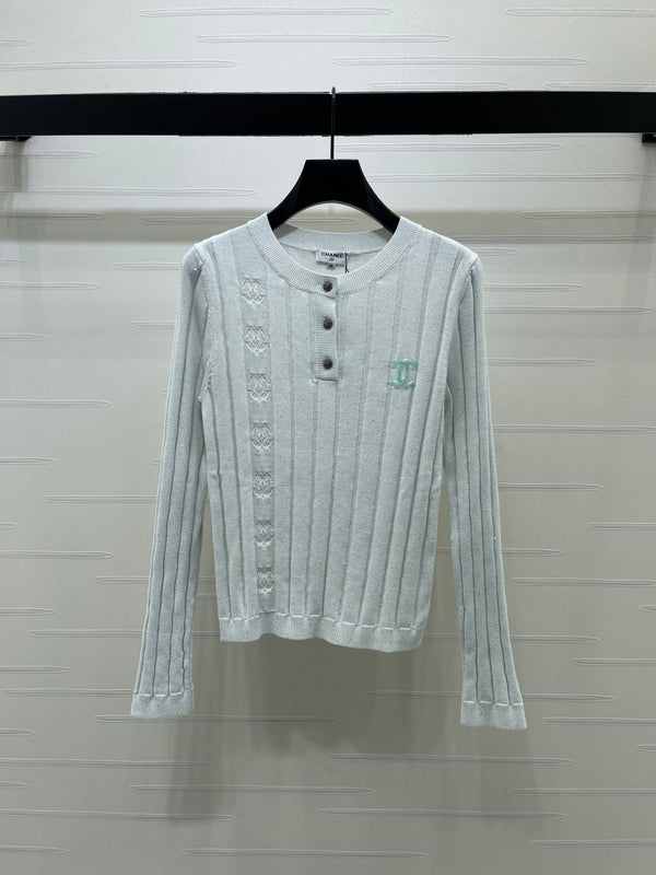 CC 22P Ribbed-Knit Vest Wool 439822