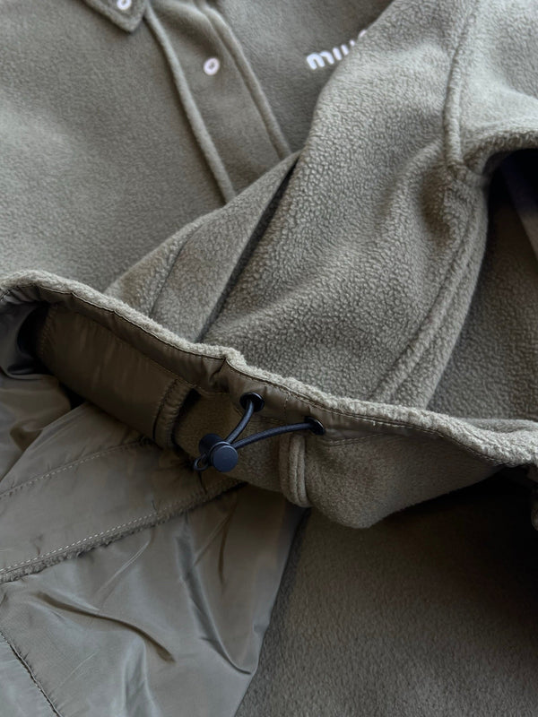 Miu 26FW Fleece Blouson Jacket Polyester 439725
