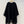 CD 26FW Cape Coat Knot Buttons Fringe Hem Black Wool 440413