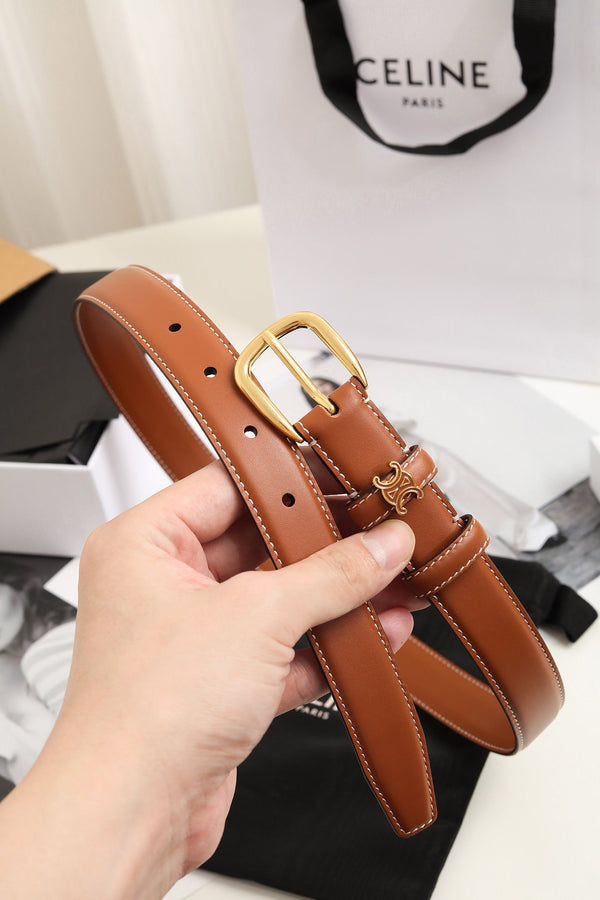 CE 26FW Vivienne Belt 25mm Leather 219233