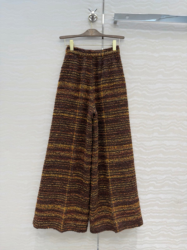LP 26FW Tweed Coat and Wide-Leg Trousers Set Multicolor Wool Tweed 441007