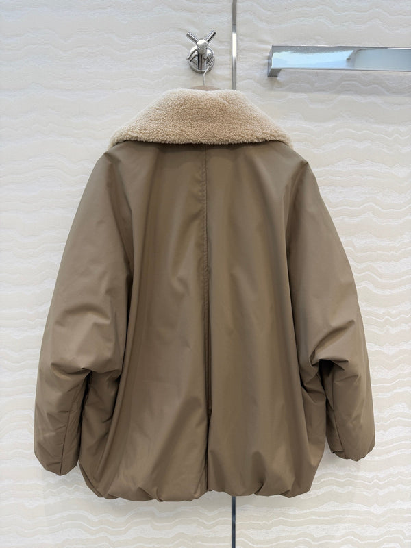BC 26FW Shearling-Collar Down Jacket Polyester 440963