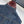 CC 26FW Chain-Trim Denim Vest Dress Red Leather Collar Blue Cotton 441477