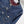 CC 26FW Chain-Trim Denim Vest Red Leather Collar Blue Cotton 441463