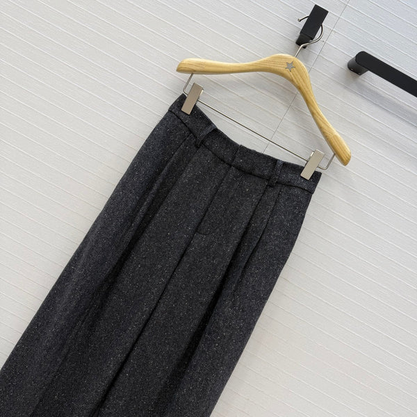 CD 26S Blazer + Wide-Leg Trousers Set Gray 443373