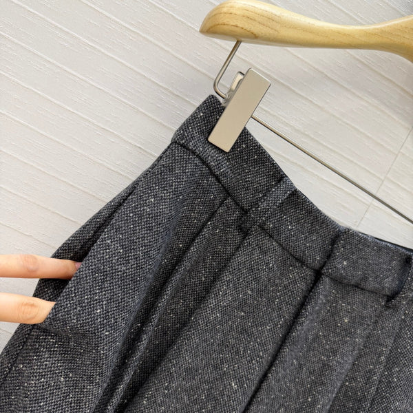 CD 26S Blazer + Wide-Leg Trousers Set Gray 443373