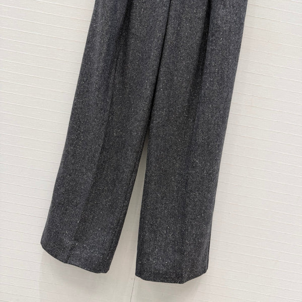 CD 26S Blazer + Wide-Leg Trousers Set Gray 443373