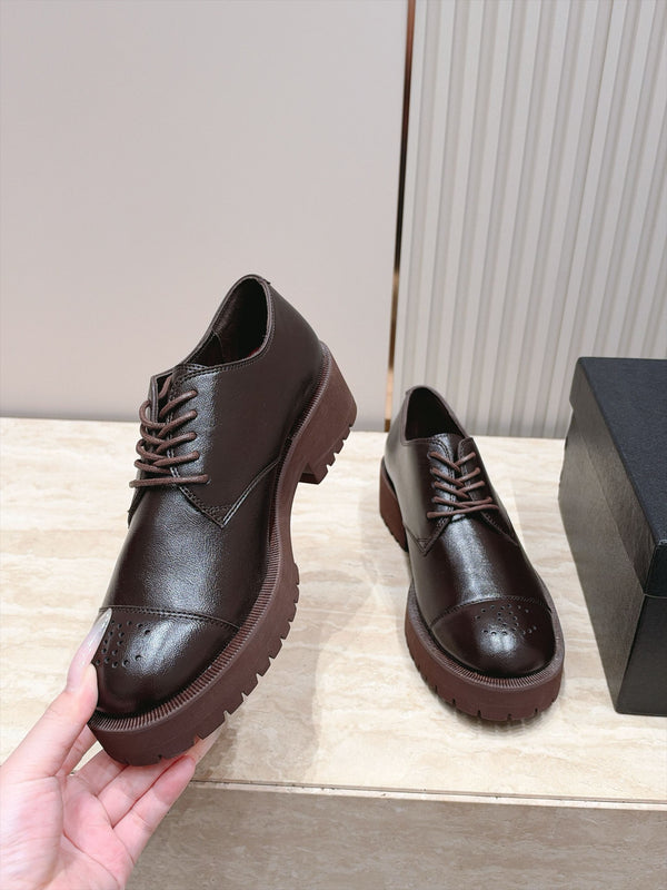 CC 26SS Chunky Loafers Cowhide Leather 180278