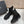 CC Dr. Martens-Style Chelsea Ankle Boots Black Suede Leather 180277