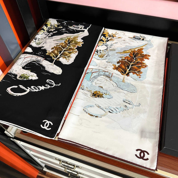 CC Scarf 90x90 Twill Silk 550756