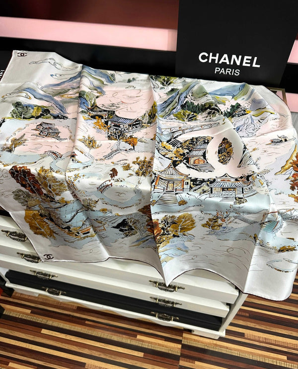 CC Scarf 90x90 Twill Silk 550756