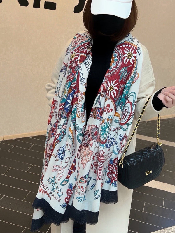 HM Long Scarf 100×200cm Cashmere 550673