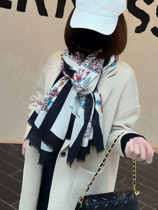 HM Long Scarf 100×200cm Cashmere 550673