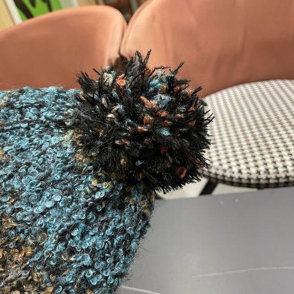 CC 26FW Knit Pom-Pom Beanie Logo Patch Multicolor Wool 552001