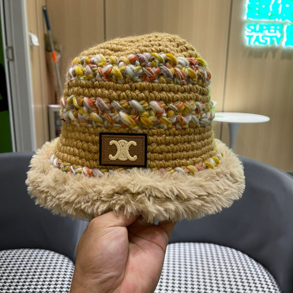 CE 26FW Color-Block Knit Beanie Wool 551997