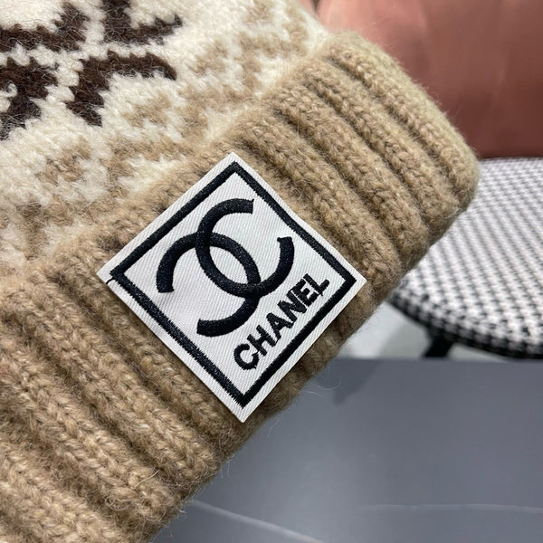 CC 26FW Knit Beanie Earflap Hat Wool 551970