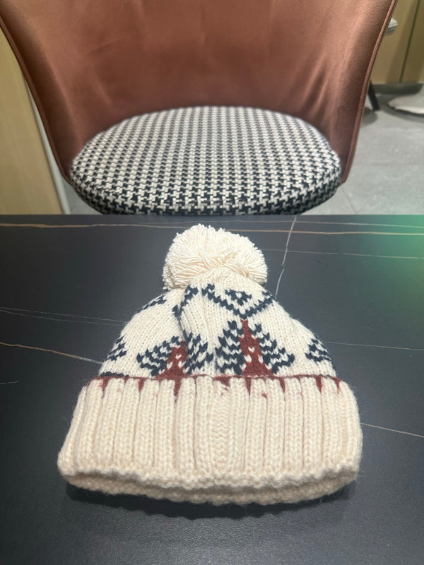 CC 26FW Color-Block Knit Beanie Wool 551952