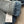 Prad 26FW Cropped Denim Jacket Leather Collar Cotton 447225